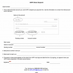 TX HHS Form 5022. HIPP Direct Deposit