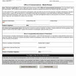 TX HHS Form 5402. Office of Communications  Media Release