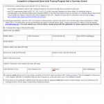 TX HHS Form 5525-NATCEP. Request to Take the Competency Evaluation Program (CEP) Based on Completion of Approved Nurse Aide Training Program that is Currently Closed