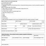 TX HHS Form 6110. Ambulatory Surgical Center Facility Incident Report