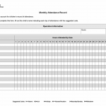 TX HHS Form 7240. Monthly Attendance Record