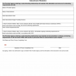 TX HHS Form 8203. Subcontractor Attestation Form