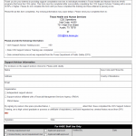 TX HHS Form 8400. Consumer-Directed Services (CDS) Support Advisor Applicant