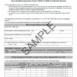 TX HHS Form H0011-R. Texas Simplified Application Project (TSAP) for SNAP Food Benefits Renewal
