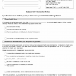 TX HHS Form H1024. Subject  Self-Declaration Notice