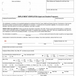 TX HHS Form H1028-A. Employment Verification (Aged and Disabled Programs)