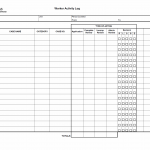 TX HHS Form H1041. Worker Activity Log