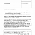 TX HHS Form H1228. Application Letter
