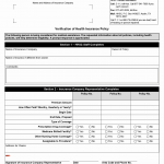 TX HHS Form H1253. Verification of Health Insurance Policy