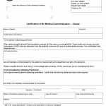 TX HHS Form H1263-B. Certification of No Medical Contraindication - Dental