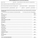 TX HHS Form H1274. Medicaid Eligibility Resource Assessment Notification