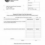 TX HHS Form H1278. Request for Patient Trust Fund Information