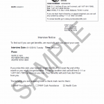 TX HHS Form H1830-I. Interview Notice  Applications or Reviews