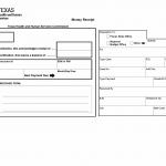 TX HHS Form H4100. Money Receipt