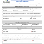 Law Enforcement Agency Verification Form and Service Agreement - Texas