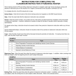 Form DTS 17. Instructions for Completing the Classroom Instruction Attendance Roster - Virginia Form DTS 17. Instructions for Completing the Classroom Instruction Attendance Roster - Virginia