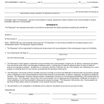 Form FSPA 3. Indemnification and Hold Harmless Agreement - Virginia