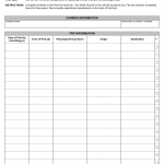 Form OA 200. Contract Passenger Carrier Vehicle Trip Sheet - Virginia