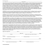 Form OA 435. Passenger Carrier and Passenger Broker Bond - Virginia