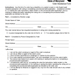 Voter Assistance Form Voter Assistance Form