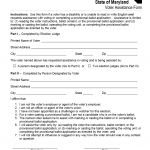 Voter Assistance Form