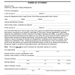Form VP136. Nevada Power of Attorney for Vehicle Transactions