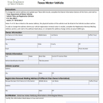 Form VTR-146. Change of Address for Texas Motor Vehicle