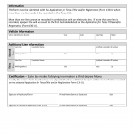 Form VTR-267. Additional Liens Statement - Texas