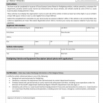 Form VTR-62-F. Application for Exempt Registration of Certain Rescue Vehicles - Texas